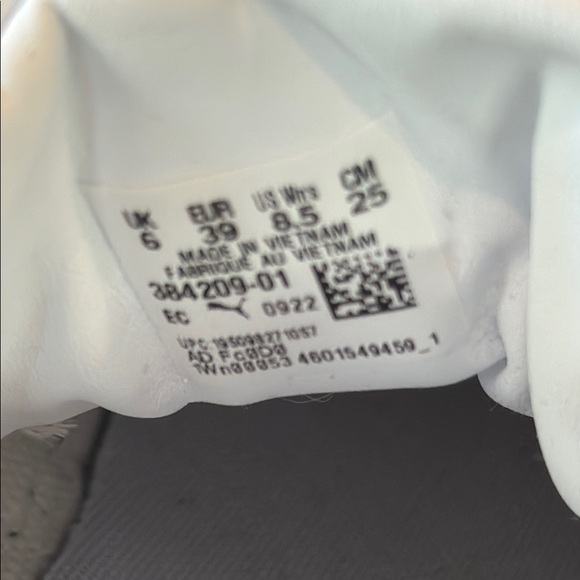 Puma Mayze Wns Classic White Platform Sneakers Size 8.5 - Picture 6 of 15